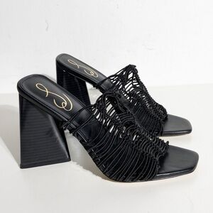 SAM EDELMAN
LAURETTE Women’s Strappy Open Toe Heels Black Sz 7